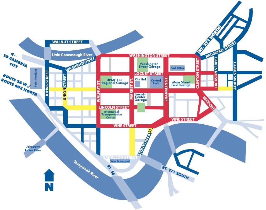 Parking Map of Downtown